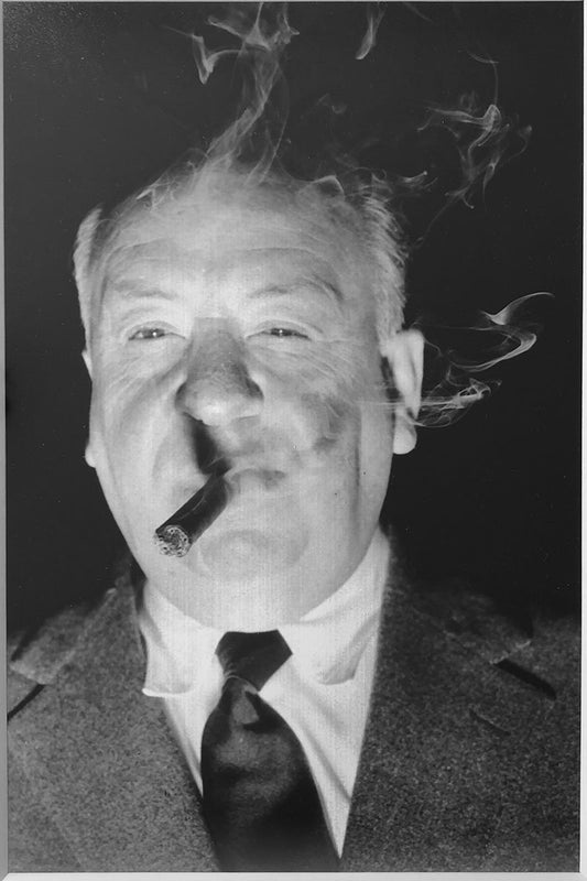 Alfred Hitchcock(A) - Photographic Archival Pigment Print, Framed