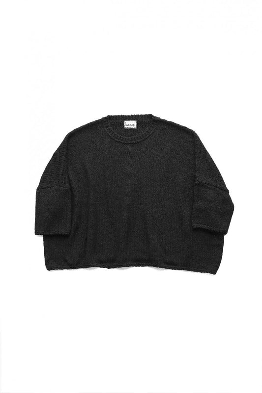 humoresque - BIG SHAPE KNIT - BLACK