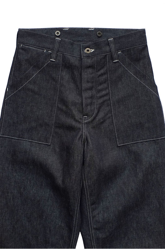 Nigel Cabourn - DECK PANT C/L DENIM - INDIGO