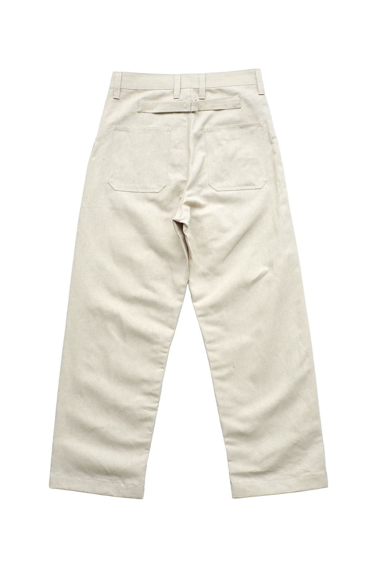 Nigel Cabourn - DECK PANT C/L DENIM - IVORY