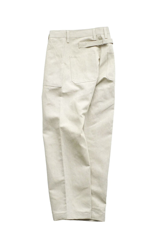 Nigel Cabourn - DECK PANT C/L DENIM - IVORY