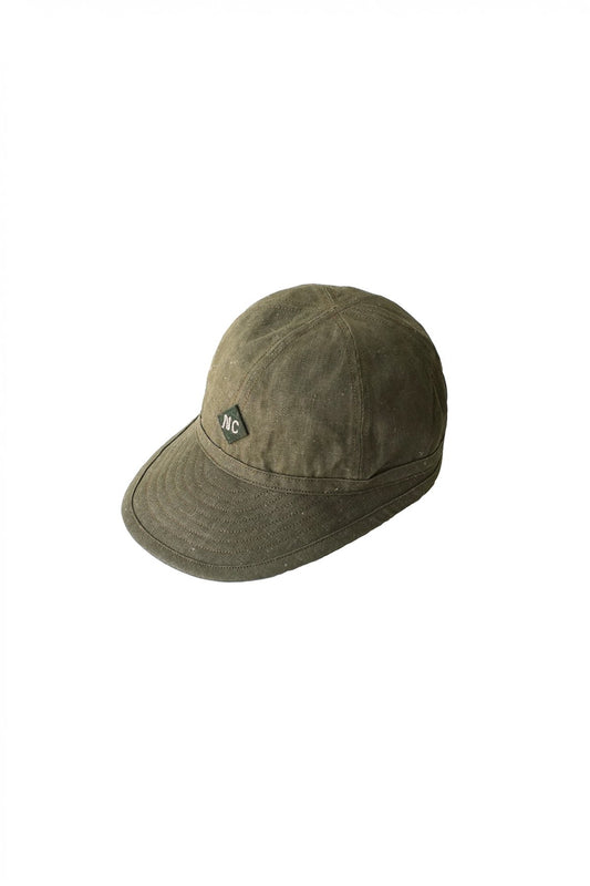 Nigel Cabourn - BASIC CAP C/L DENIM -OLIVE