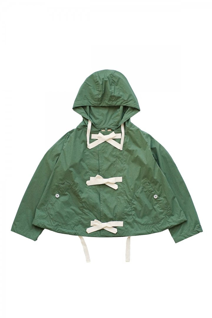 Nigel Cabourn woman - NAVAL RESCUE JACKET TASLAN NYLON VEGETABLE DYE - GREEN