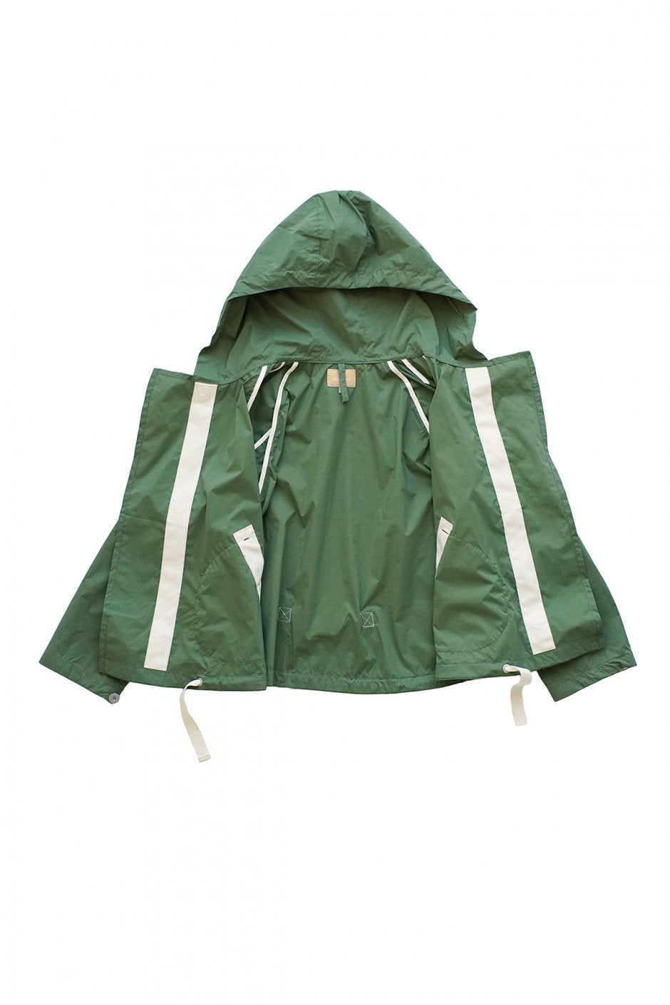 Nigel Cabourn woman - NAVAL RESCUE JACKET TASLAN NYLON VEGETABLE DYE - GREEN