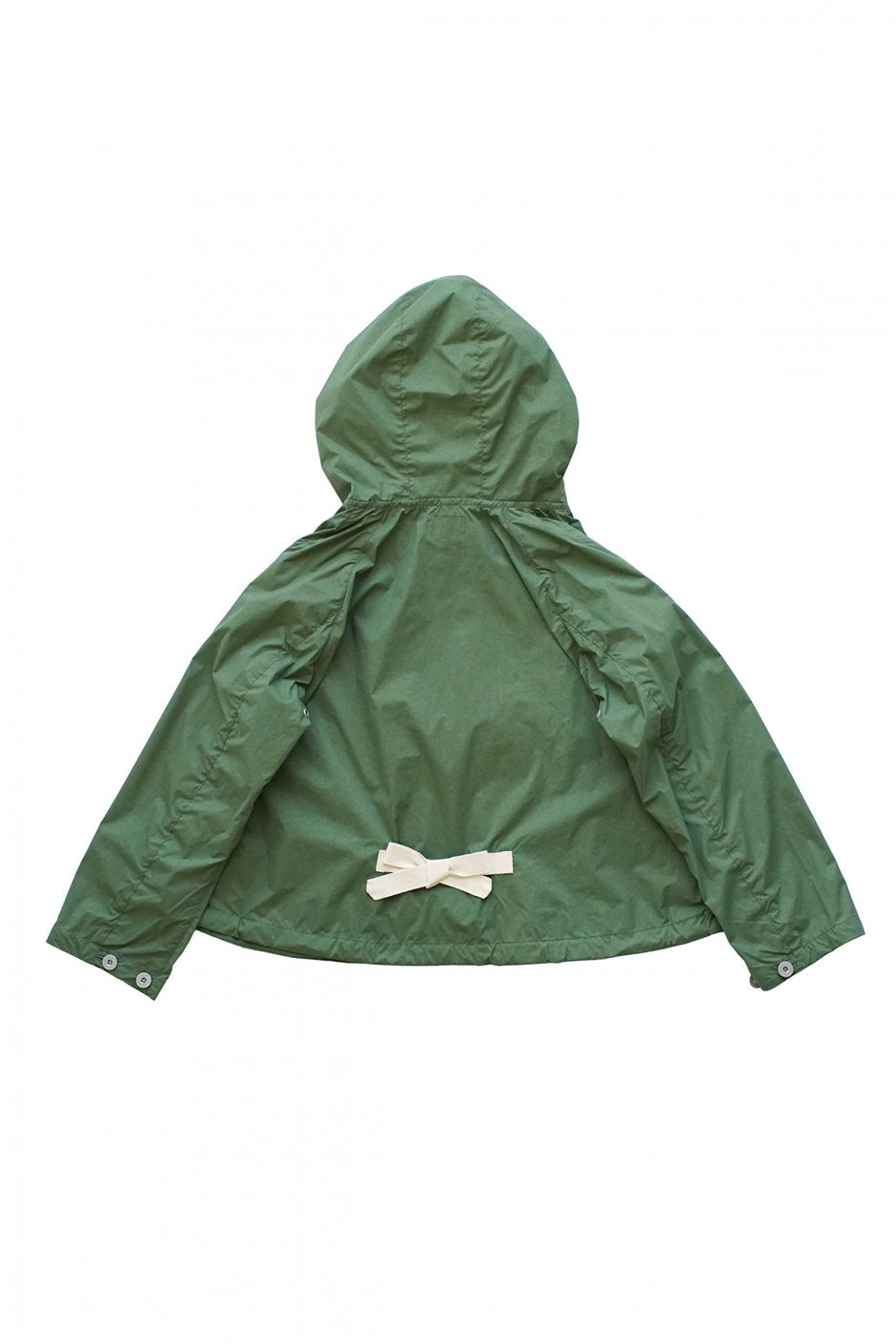 Nigel Cabourn woman - NAVAL RESCUE JACKET TASLAN NYLON VEGETABLE DYE - GREEN