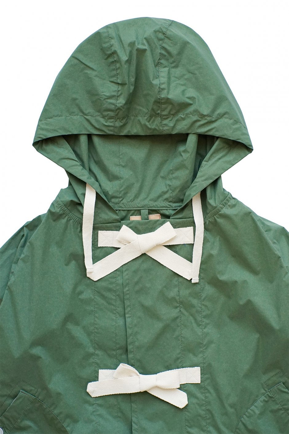 Nigel Cabourn woman - NAVAL RESCUE JACKET TASLAN NYLON VEGETABLE DYE - GREEN