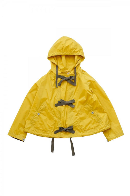 Nigel Cabourn woman - NAVAL RESCUE JACKET TASLAN NYLON VEGETABLE DYE - YELLOW