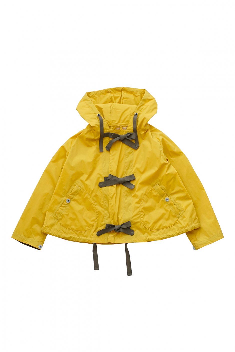 Nigel Cabourn woman - NAVAL RESCUE JACKET TASLAN NYLON VEGETABLE DYE - YELLOW