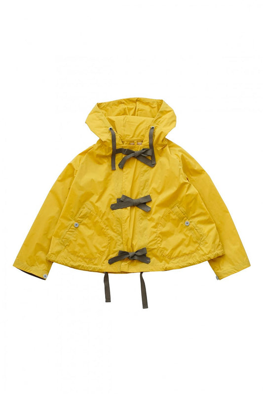 Nigel Cabourn woman - NAVAL RESCUE JACKET TASLAN NYLON VEGETABLE DYE - YELLOW