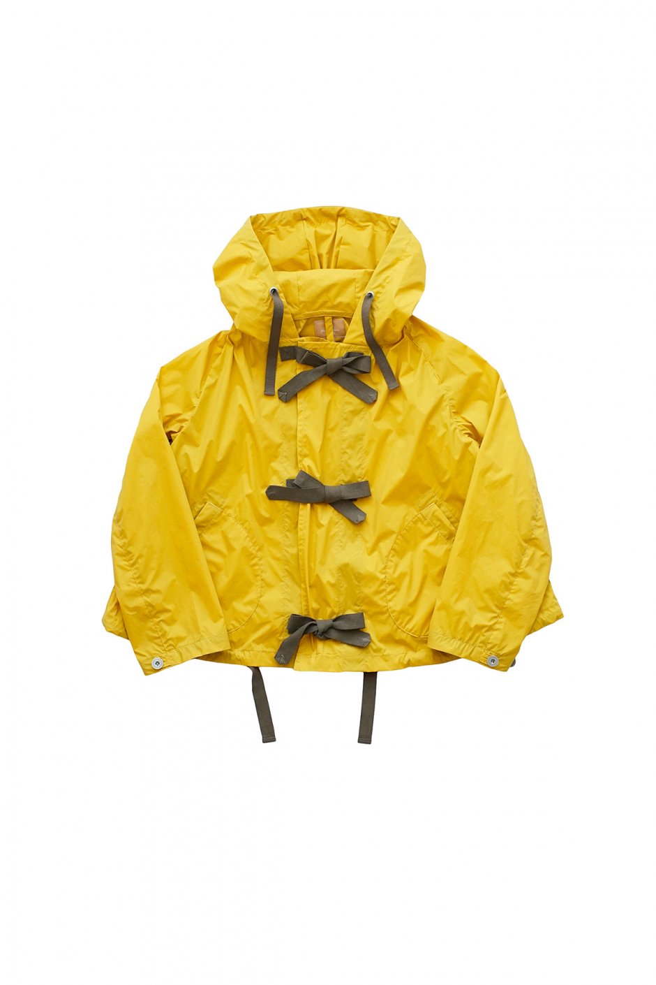 Nigel Cabourn woman - NAVAL RESCUE JACKET TASLAN NYLON VEGETABLE DYE - YELLOW