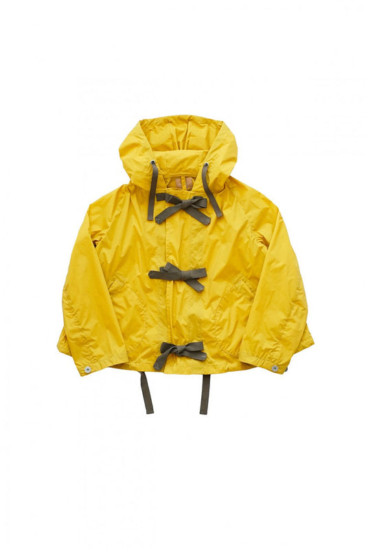 Nigel Cabourn woman - NAVAL RESCUE JACKET TASLAN NYLON VEGETABLE DYE - YELLOW