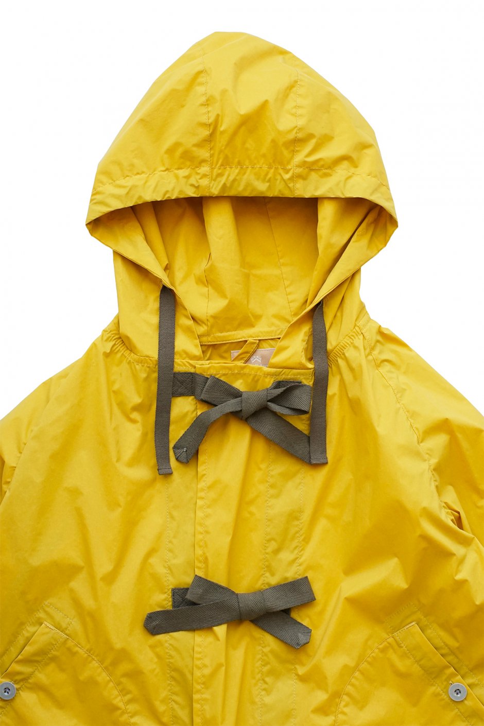 Nigel Cabourn woman - NAVAL RESCUE JACKET TASLAN NYLON VEGETABLE DYE - YELLOW