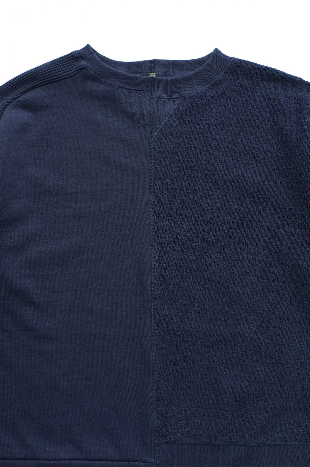 Nigel Cabourn - ARMY CREW JERSEY HALF SLEEVE - NAVY