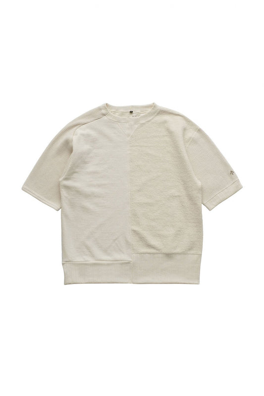 Nigel Cabourn - ARMY CREW JERSEY HALF SLEEVE - IVORY