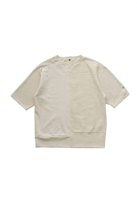 Nigel Cabourn - ARMY CREW JERSEY HALF SLEEVE - IVORY