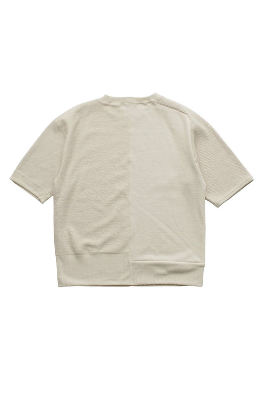 Nigel Cabourn - ARMY CREW JERSEY HALF SLEEVE - IVORY