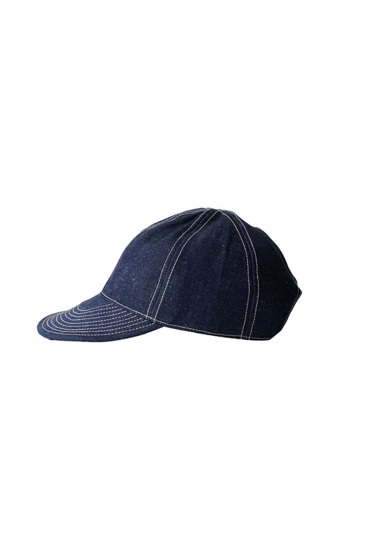 NIGEL CABOURN - LYBRO MECHANICS CAP - JAPANESE DENIM - INDIGO