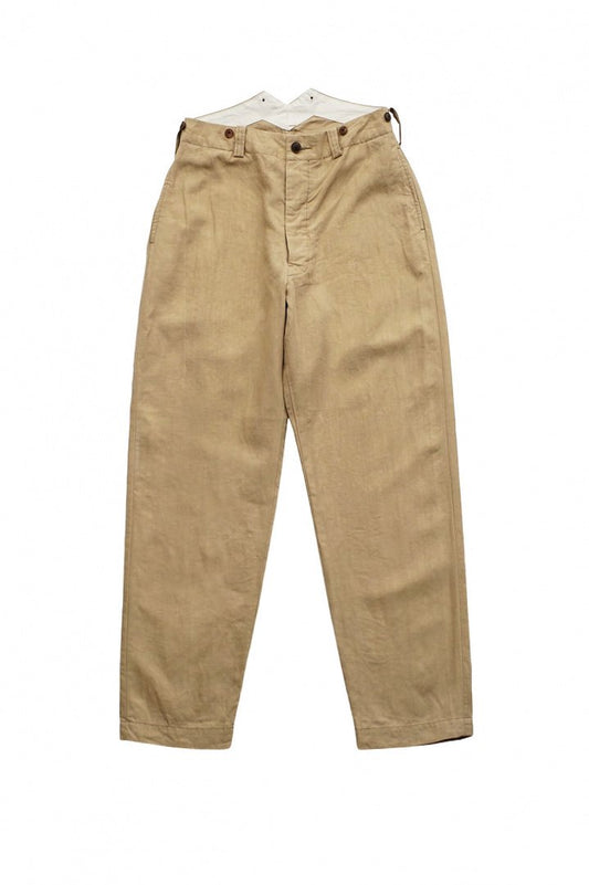 Nigel Cabourn woman - BASIC PANT - KHAKI