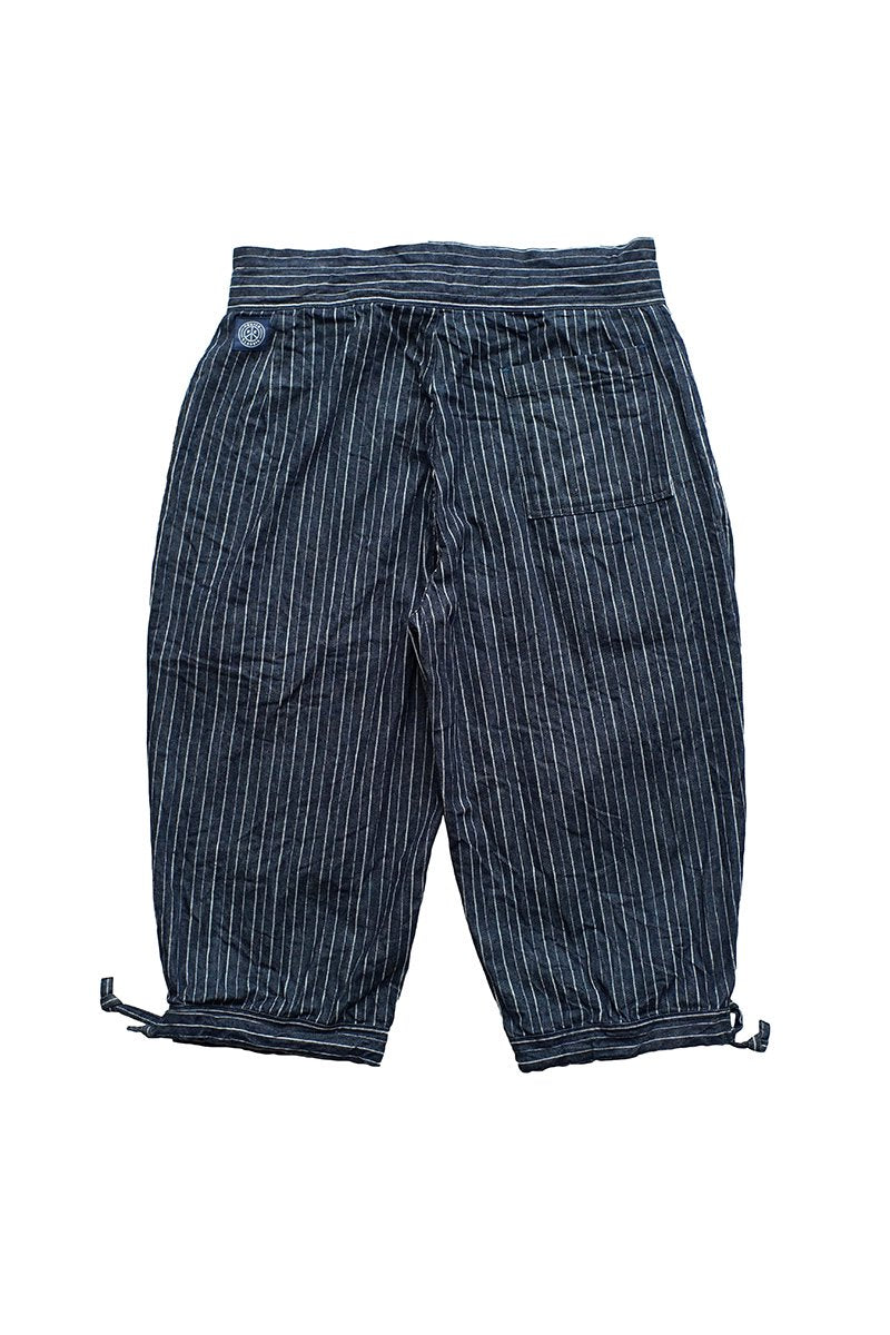 Porter Classic - HAWAIIAN DENIM KARATE PANTS - BLUE