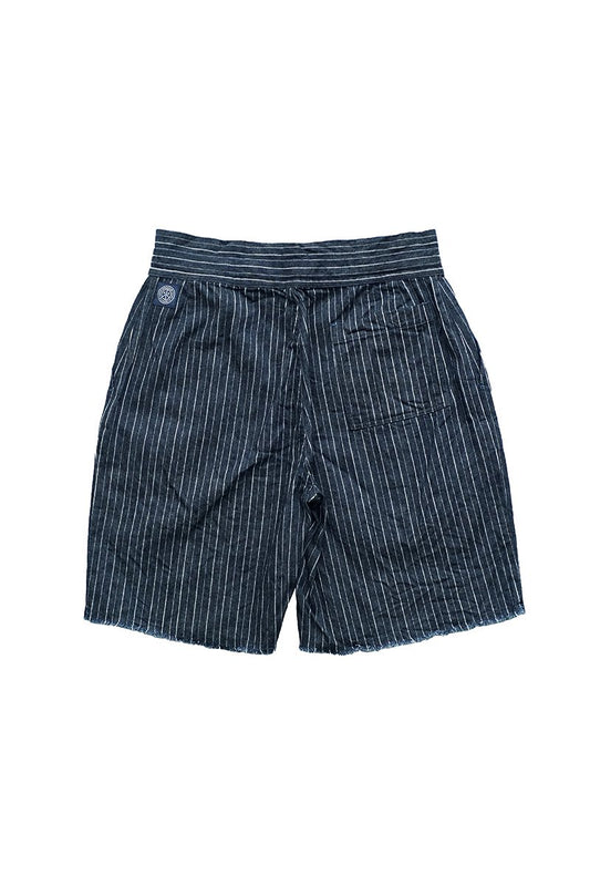 Porter Classic - HAWAIIAN DENIM KARATE SHORTS - BLUE