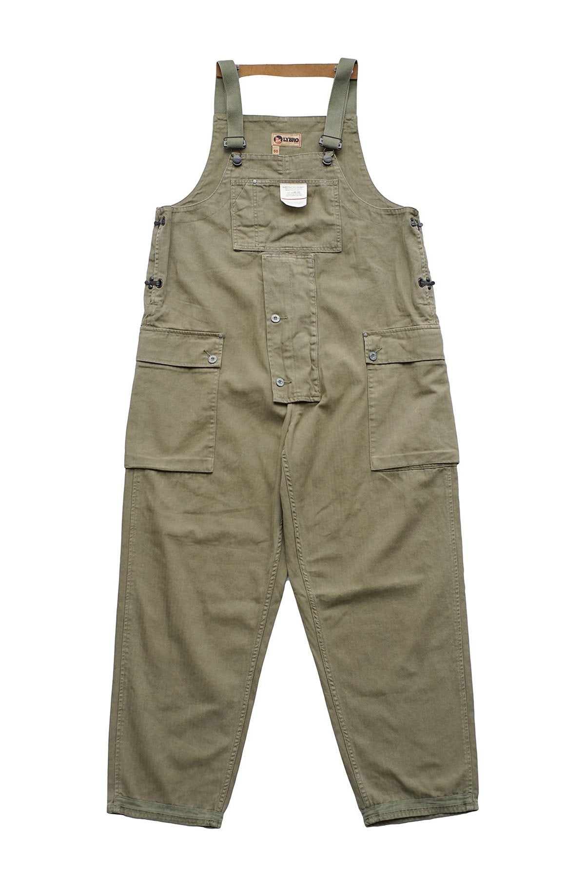 NIGEL CABOURN - LYBRO NAVAL DUNGAREE - KHAKI