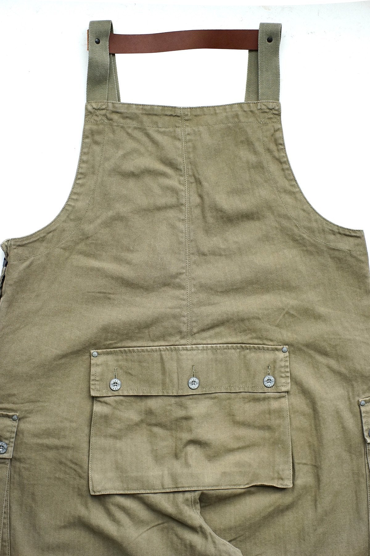 NIGEL CABOURN - LYBRO NAVAL DUNGAREE - KHAKI