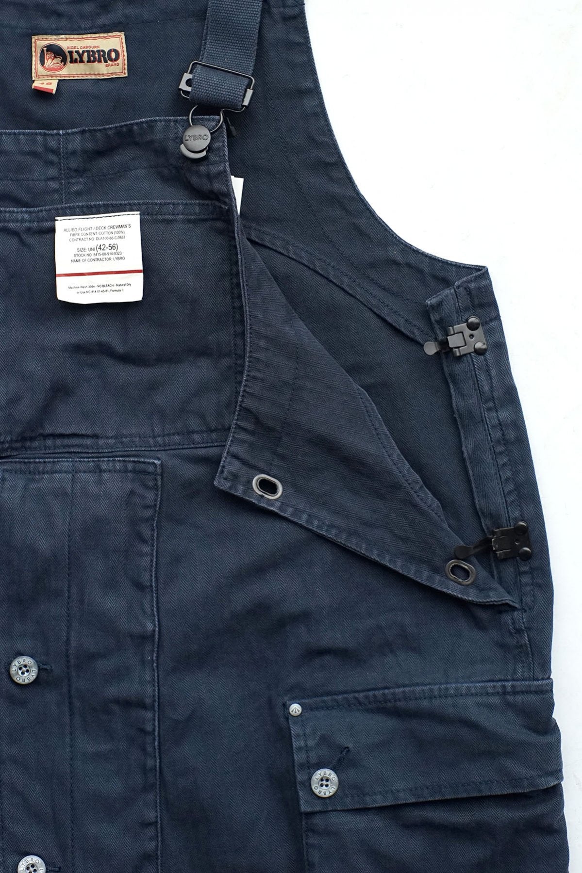 NIGEL CABOURN - LYBRO NAVAL DUNGAREE - NAVY