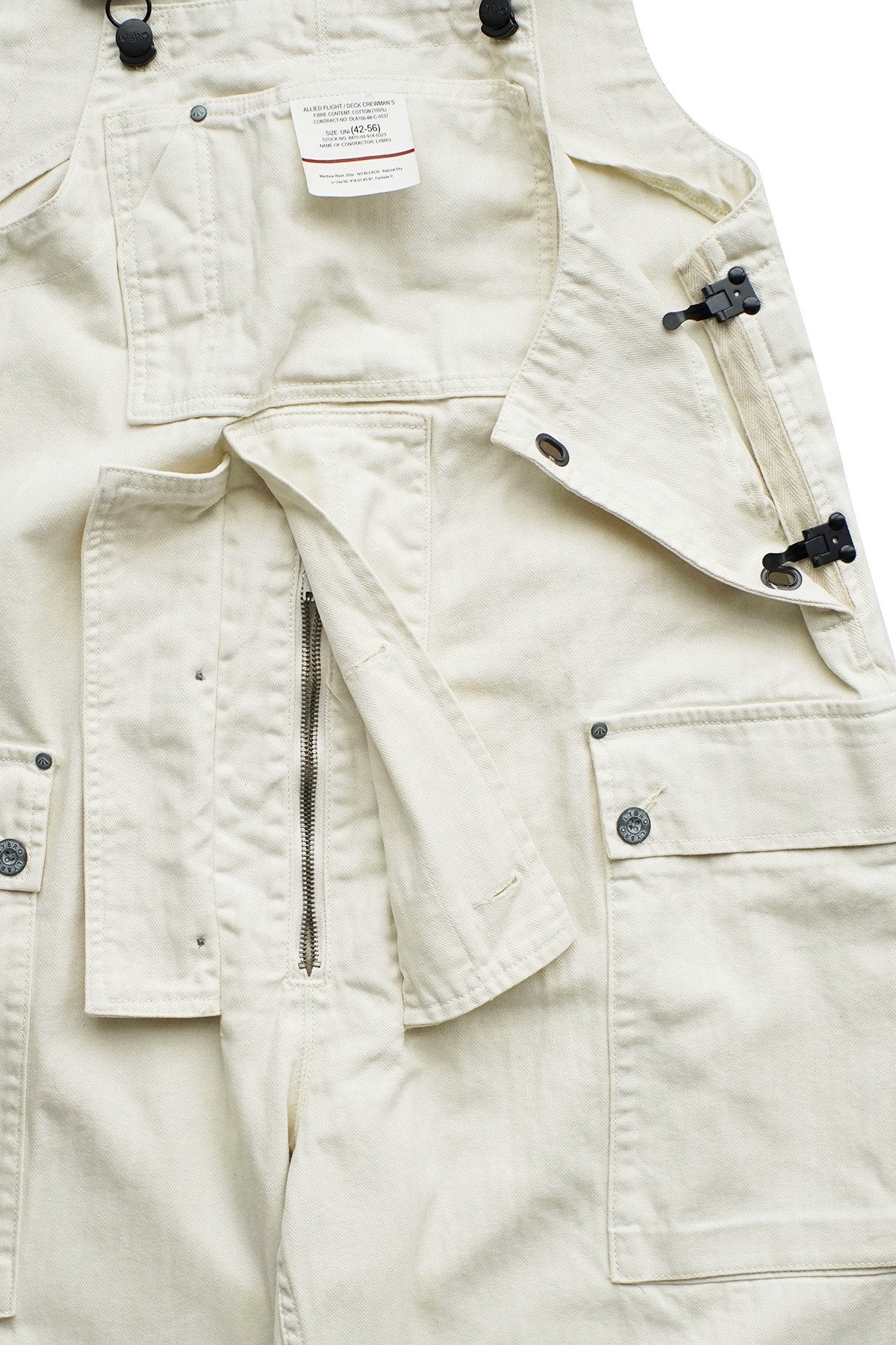 NIGEL CABOURN - LYBRO NAVAL DUNGAREE - NATURAL