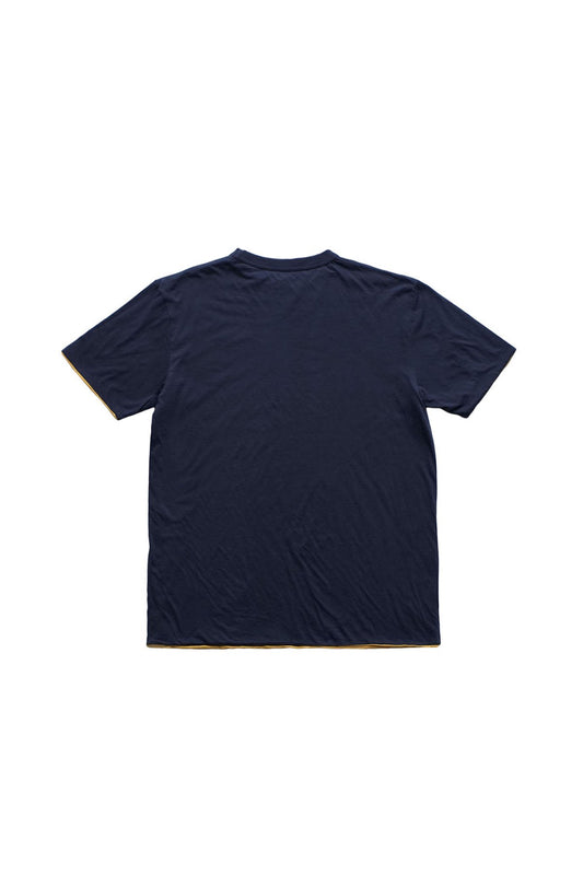 Nigel Cabourn - DECK CREW REVERSIBLE T-SHIRT - NAVY