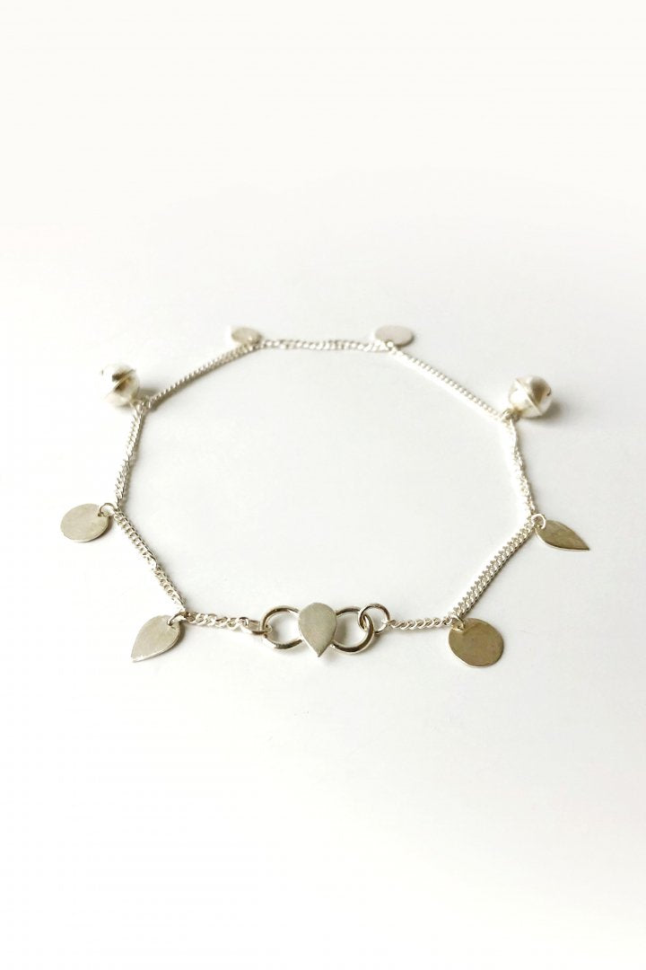 8UEDE - KUUSHI ANKLET - SILVER