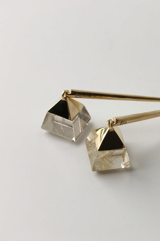 8UEDE - BASTARL SQUARE PIERCE - GOLD