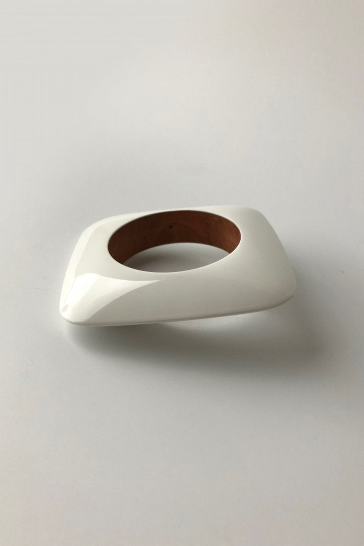 8UEDE - ICHIMATSU PAINT CUFF - NATURAL WHITE