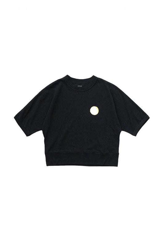 WRYHT- DORMAN SLEEVE BINDER-NECK TEE - BLACK