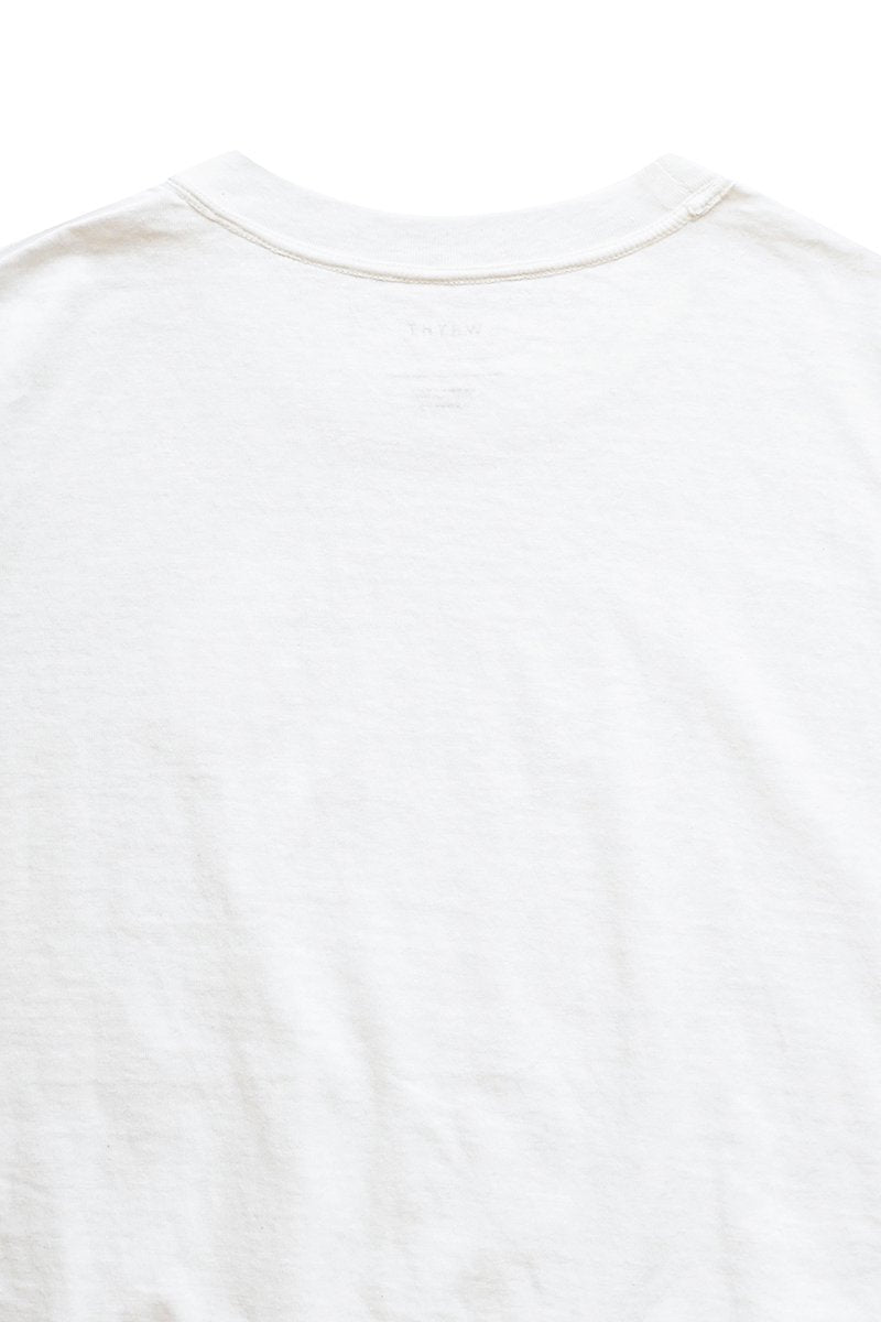 WRYHT- DORMAN SLEEVE BINDER-NECK TEE - OFF WHITE