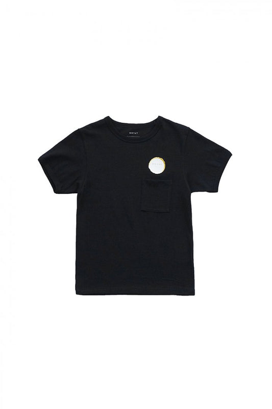 WRYHT- TINY BINDER-NECK TEE - BLACK