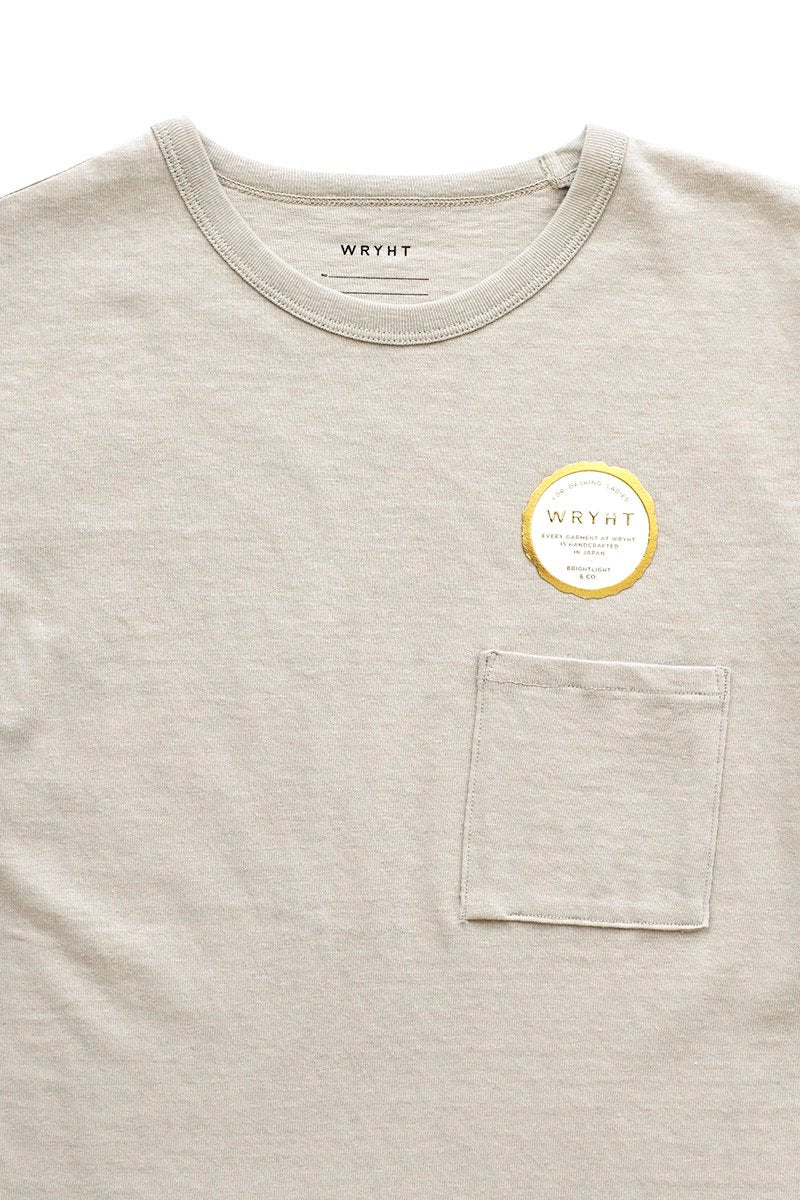 WRYHT- TINY BINDER-NECK TEE - DUNE