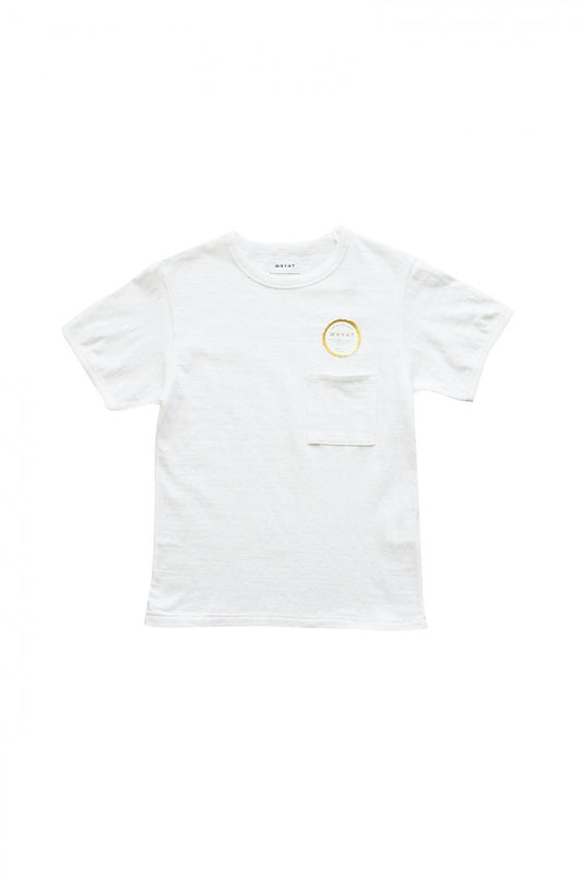 WRYHT- TINY BINDER-NECK TEE - OFF WHITE