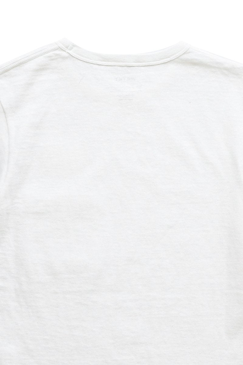 WRYHT- TINY BINDER-NECK TEE - OFF WHITE