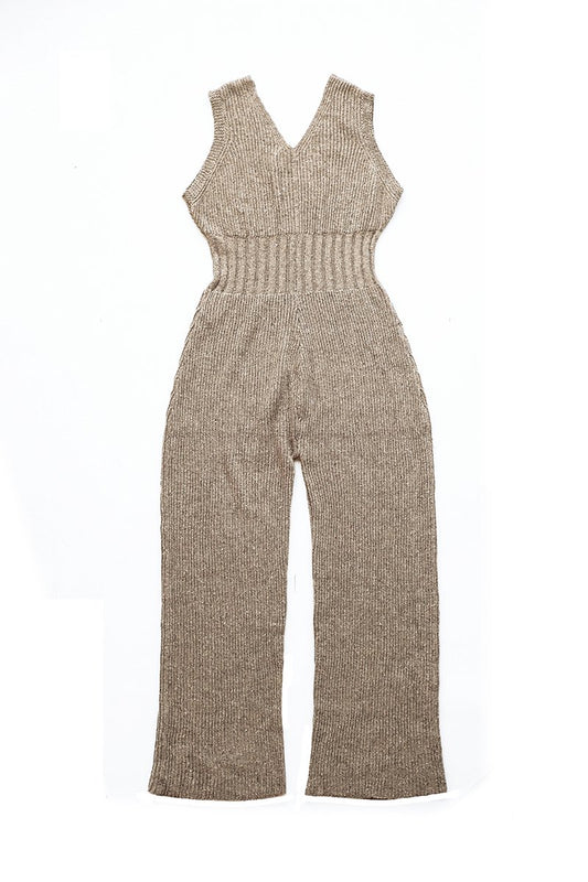 WRYHT- SLEEVELESS KNIT SUITS - DUNE