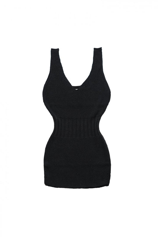 WRYHT- KNIT BODY-SUITS - BLACK