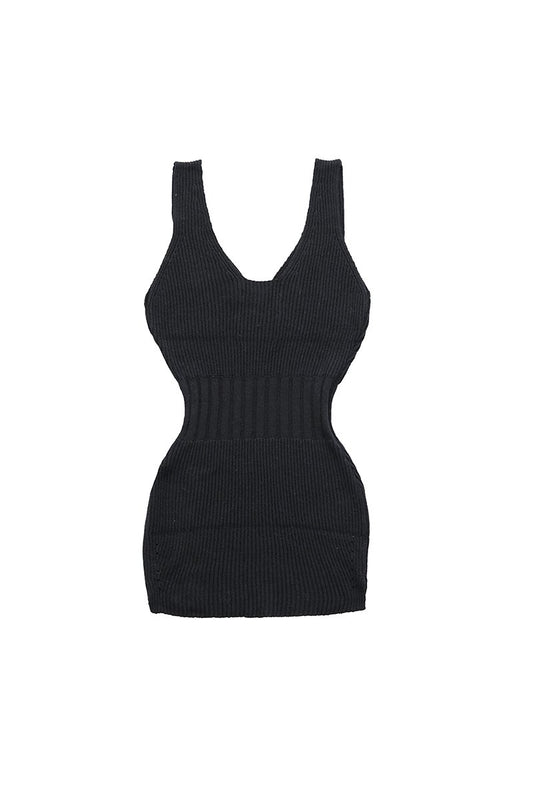 WRYHT- KNIT BODY-SUITS - BLACK