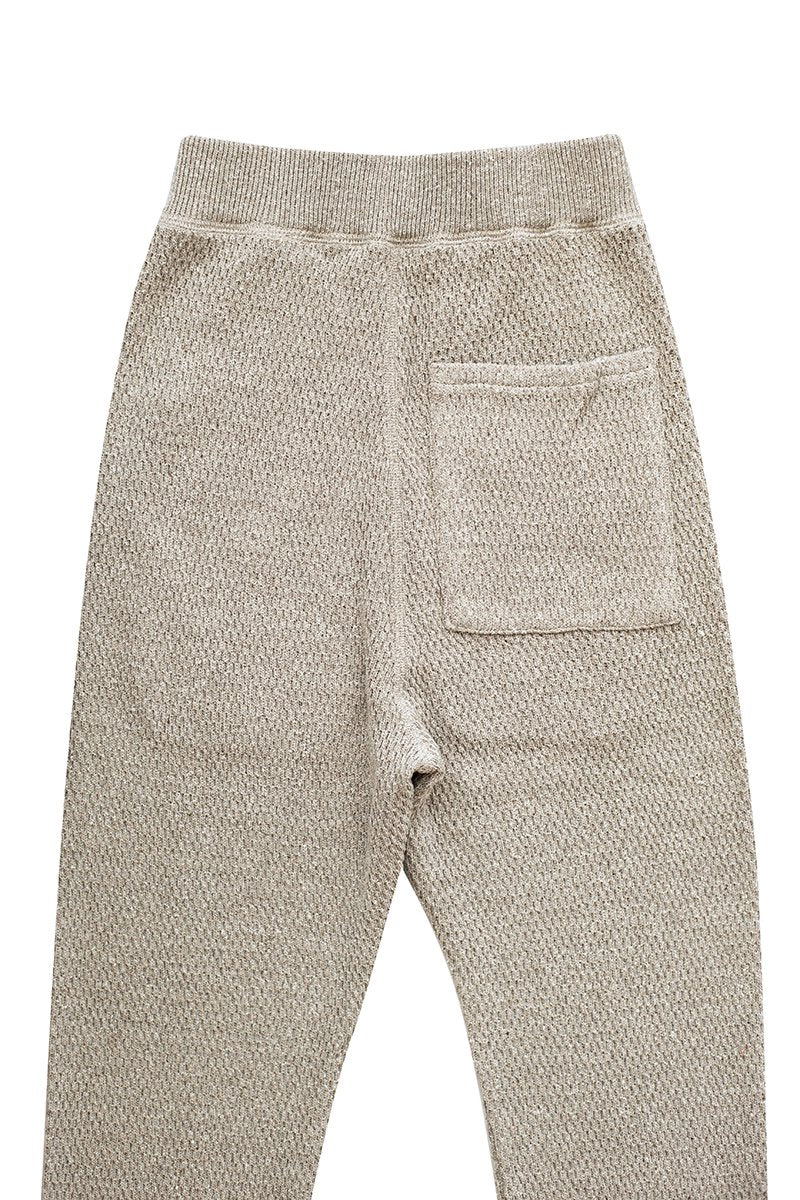 WRYHT- HONEYCOMB WUFFLE PANT - BISQUE