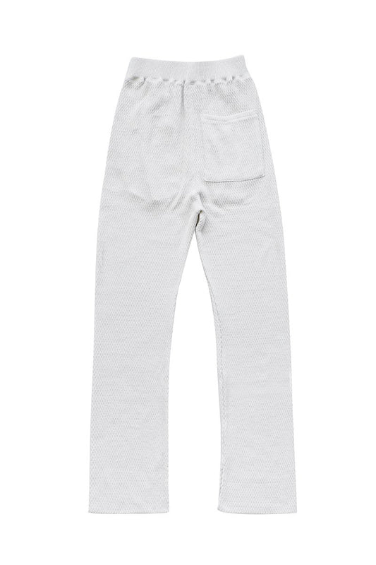 WRYHT- HONEYCOMB WUFFLE PANT - BONE