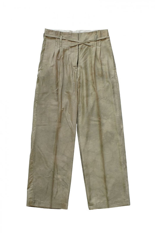 WRYHT- STRING WAIST WORK TROUSER - OLIVE