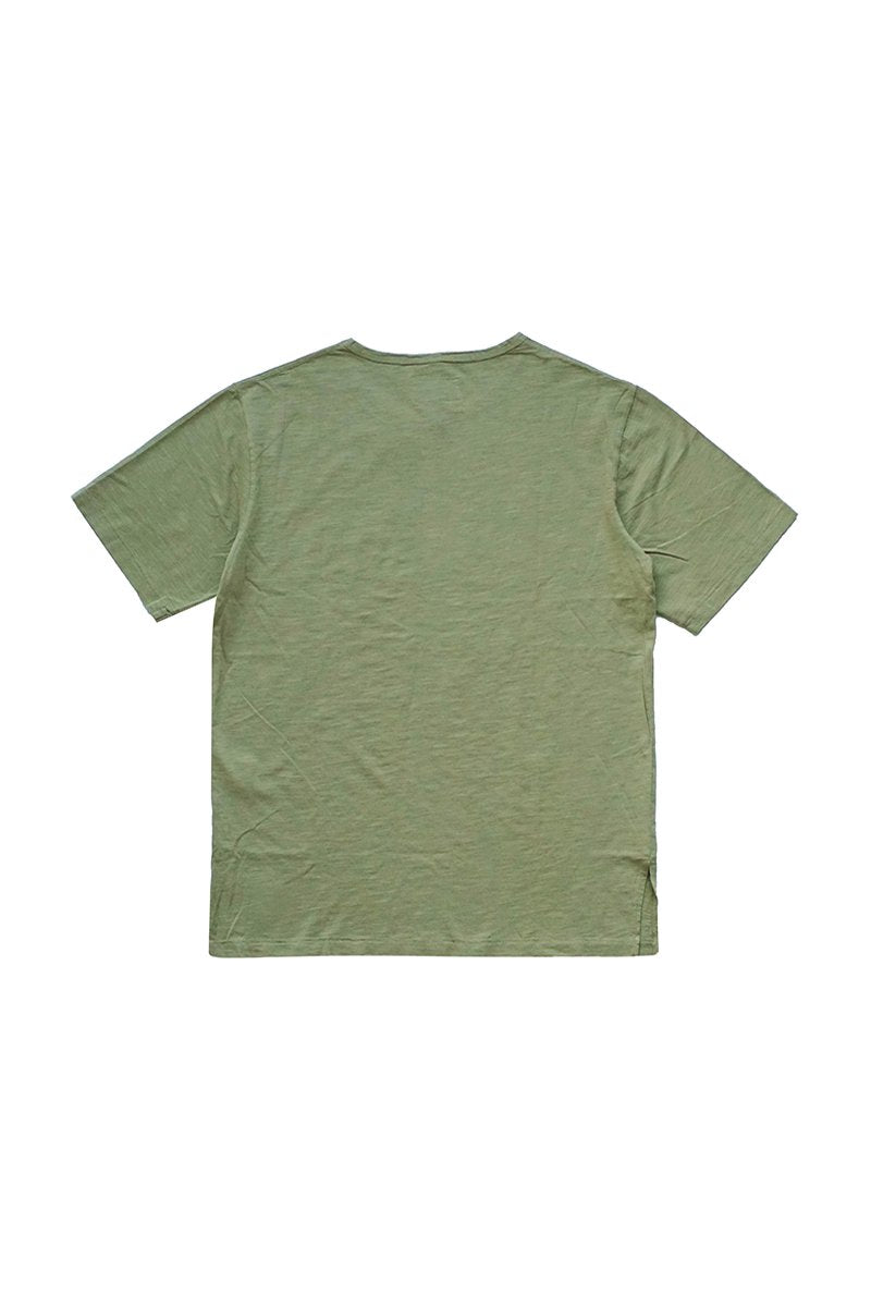 NIGEL CABOURN - LYBRO SHORT SLEEVE TEE - GREEN