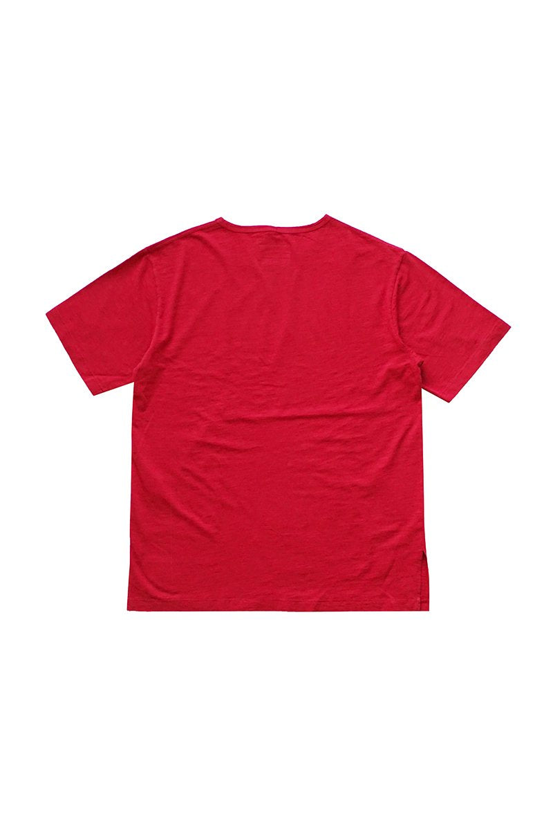 NIGEL CABOURN - LYBRO SHORT SLEEVE TEE - RED