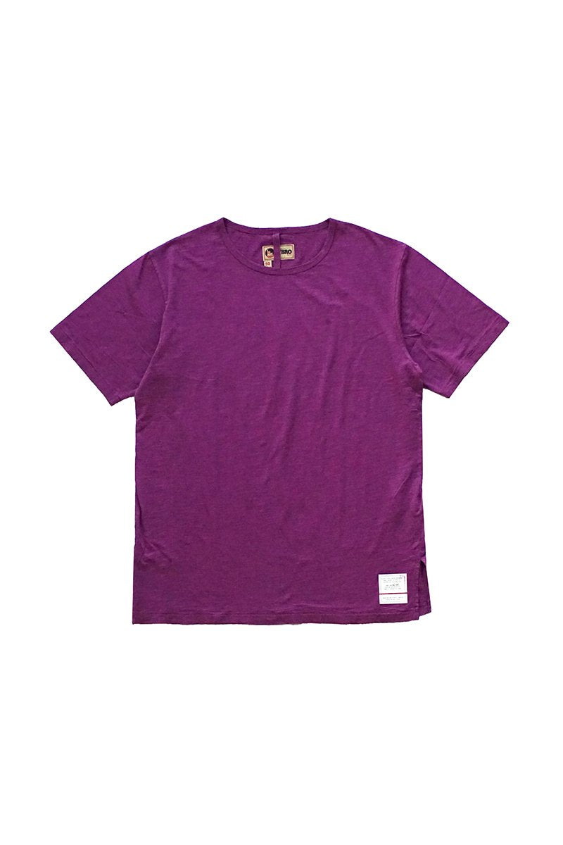 NIGEL CABOURN - LYBRO SHORT SLEEVE TEE - PURPLE