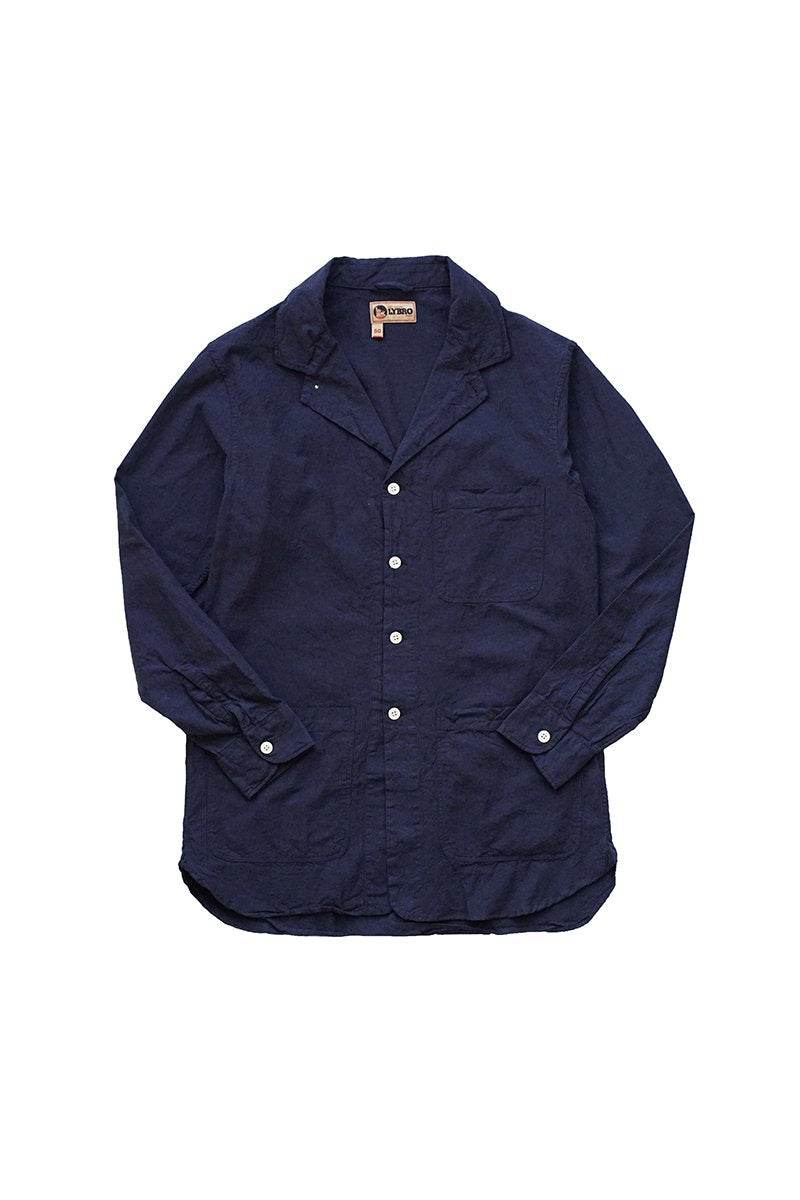 NIGEL CABOURN - LYBRO BIG JACKET - CHAMBRAY DENIM - NAVY