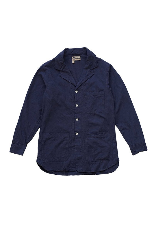 NIGEL CABOURN - LYBRO BIG JACKET - CHAMBRAY DENIM - NAVY