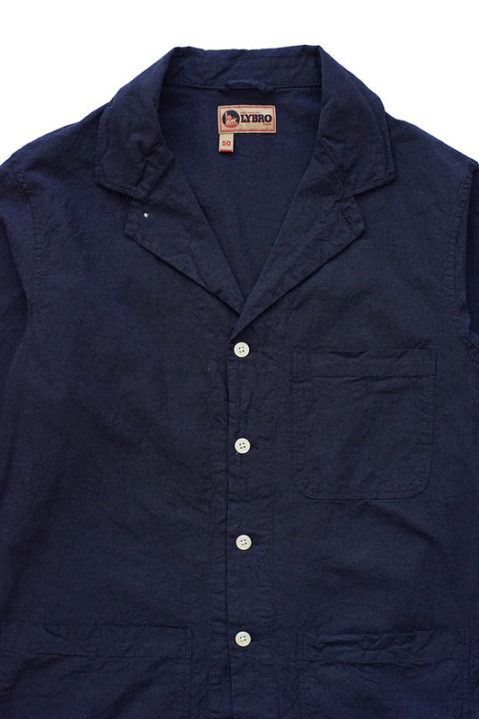 NIGEL CABOURN - LYBRO BIG JACKET - CHAMBRAY DENIM - NAVY